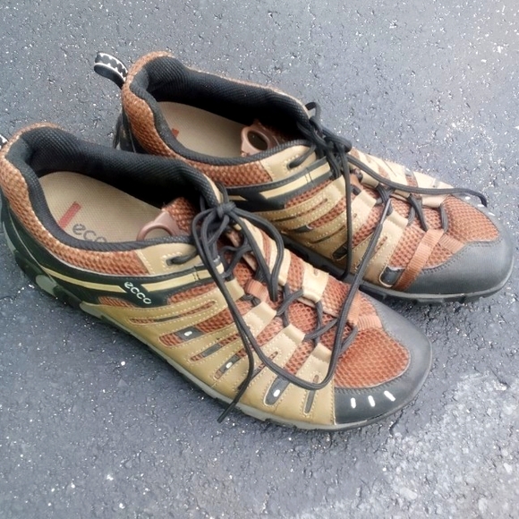Ecco Other - ECCO All Terrain II laceup leather men's hiking shoes in brown, tan & black-11